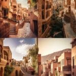 "Illustration of a human and AI collaboratively creating digital art using text-to-image tools"