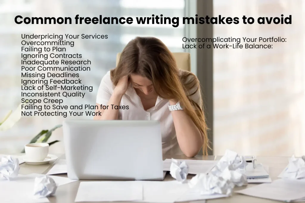 Common freelance writing mistakes to avoid