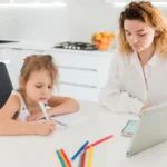 "Freelance working from home while parenting young children"